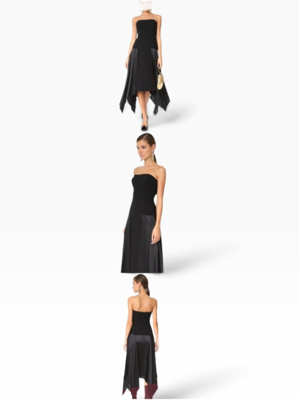 Cinq à sept Elsa Dress black silk Little black dress luxury minimalist LBD sz 4